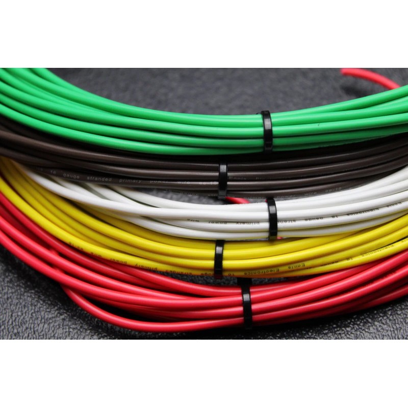 Audiopipe 16 GAUGE 6 WAY TRAILER WIRE KIT 100 FT