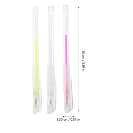 FOMIYES Eyebrow Microblading Pens 6pcs Marking Pen Colorful Stencil Pens Eyebrow Makeup Position Mapping Mark Tools