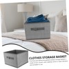 Ciieeo Square Sundries Storage Case Non Woven Fabric Organizer Bin