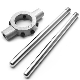 Seimneire 1-7/9 Inch / 45mm Die Threading Wrench, Thread Die Holder Die Stock Handle Wrench, Heavy Duty Adjustable Wrench Metal Die Holder (M16-20)