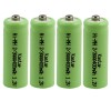 Kastar 4x 2/3AAA Button Top Battery for Alpine SLA390 2/3
