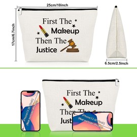 Future Lawyer Gift Makeup Bag Attorneys Gifts Lawyer Gifts for Women Law Student Gifts Birthday Gift Idea for Attorney Graduation Gifts for Law School Cosmetic Bag Paralegal Gifts Prosecutor Gifts