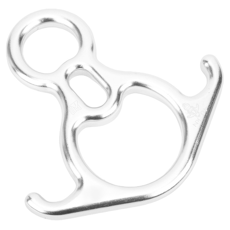 Bull Horn 8‑Shape Ring Descender Descent Control Device Downhill Rock