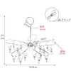 Feifyw Pinch Hanger, Foldable, Cherry Blossom Shape, 20 Pinch Clothes