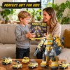 Aotonow 5 in 1 Magnetic Transforming Robot Toy Build for
