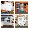 XenGro Mini Portable Sticker Printer, Mini Thermal Printer with 3