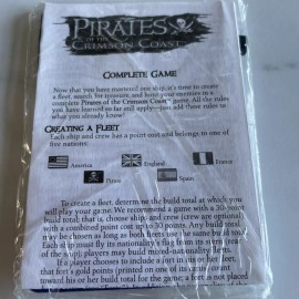 WizKids PIRATES OF THE CRIMSON COAST ISLAND, INSTRUCTIONS & DIE SEALED NEW CSG WIZKIDS