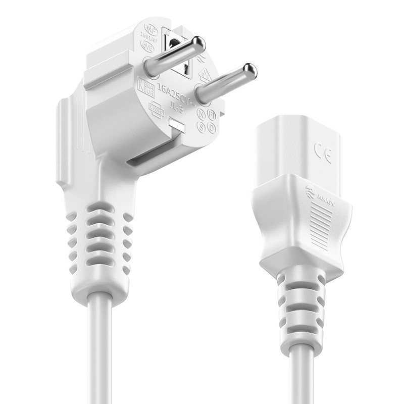 deleyCON 1 m IEC Power Cable, Protective Contact, Plug Type