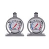 Utiz 2x Stainless Steel Dial Oven Thermometer Portable Food Cooking
