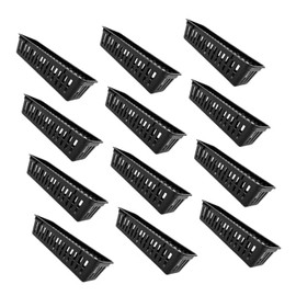 12piezas Cesta De Almacenamiento para Escritorio Organizador De Bolígrafos Bandeja Rectangular De Plástico Aula Escolares Almacenamiento De Lápices Cajas De Crayones Organizador