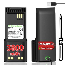 BAOFENG DM32 Battery 3800mAh Extended High-Capacity Rechargeable Battery