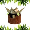 Hanging Hammock Bird Snuggle Cabin,Double Bird Nest Bed,Double Layer Bird