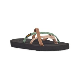 Teva Women's Olowahu Sandal, Mixed B Maple Sugar Multi, 8