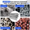 Tandefio 50 Pcs Aluminum Brazing Rods Low Temperature Welding Rods