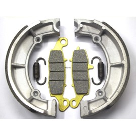 Master Chen Front Brake Pads Rear Brakes Shoes for Kawasaki Vulcan 800 Classic VN800B B1-B10 1995 1996 1997 1998 1999 2000 2001 2002 2003 2004 2005 Brake Drum 709 FA229 MC0237