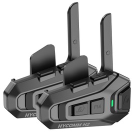 HYCOMM H2 Set of 2, Bike Intercom Bluetooth 5.1, Call while Music, 1,500 M ENC, DSP, CVC, 35 Hours Continuous Usage, IP67 Waterproof, Japanese Voice Guidance, Intercom Connection, Technical Standards