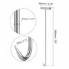 uxcell 23inch T-Handle Meat Boning Hook, Galvanized T Hooks for