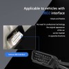 OBD Splitter Adapter, Right Angle 30cm/12 OBD II Splitter Extension