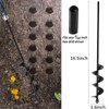 TCBWFY 4 Pack Garden Auger Spiral Drill Bits - 1.6"x9",