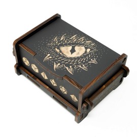 Dice Box - BLACK - Dragons Eye 6x4x3
