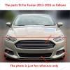 ROKY Front Bumper Grill Fit For 2013-2016 Ford Fusion w/