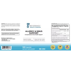 Bio Essence Health Science BE 202 Allergy and Sinus Support