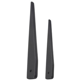 HARFINGTON 2 PCS Morse Taper Drift Key Carbon Steel Drill Chuck Sleeve for MT1-MT2 Removes Morse Taper Adapter