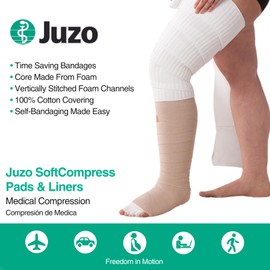 Juzo SoftCompress Pads & Liners, Liner Sheet | Padded Liner Sheet for Mild to Severe Lymphedema and Lipo-Lymphedema, Medical Management for Fluid Build-Up & Swelling | White, 125 X 100 CM