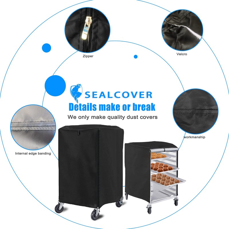 Grehge n Pan Rack Cover, 23x28x32in High Density Waterproof and