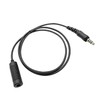 JUYODE Helicopter Civilian Headset Extension Line Single Cable Coiling Type