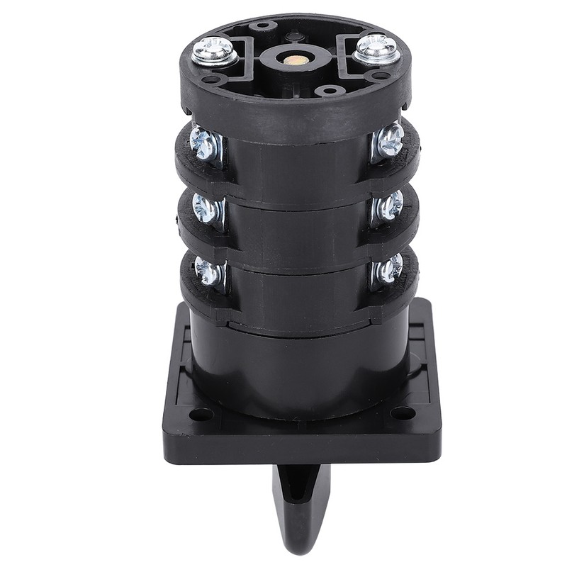 500V 20A 7-Position 12 Terminals Locking Type 0-1-2-3-4-5-6 Cam Changeover