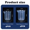 8 Pcs Small Measuring Jug, 100ml and 50ml Measuring Cups,
