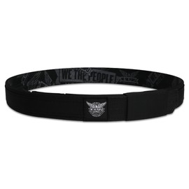 Buckleless Tactical Gun Belt - Falcon - Adjustable Tactical Gun Belt for Concealed Carry with Quick Release Buckle & Elastic Magazine Carrier - Gun Holster Belt for Pistols - XL (42"-46")