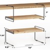 SpaceAid Cabinet Shelf Organizers 2 Pack, Kitchen Counter Organizer Rack