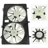 Radiator Condenser Fan Assembly Cooling Fan Driver Passenger Side/LH RH