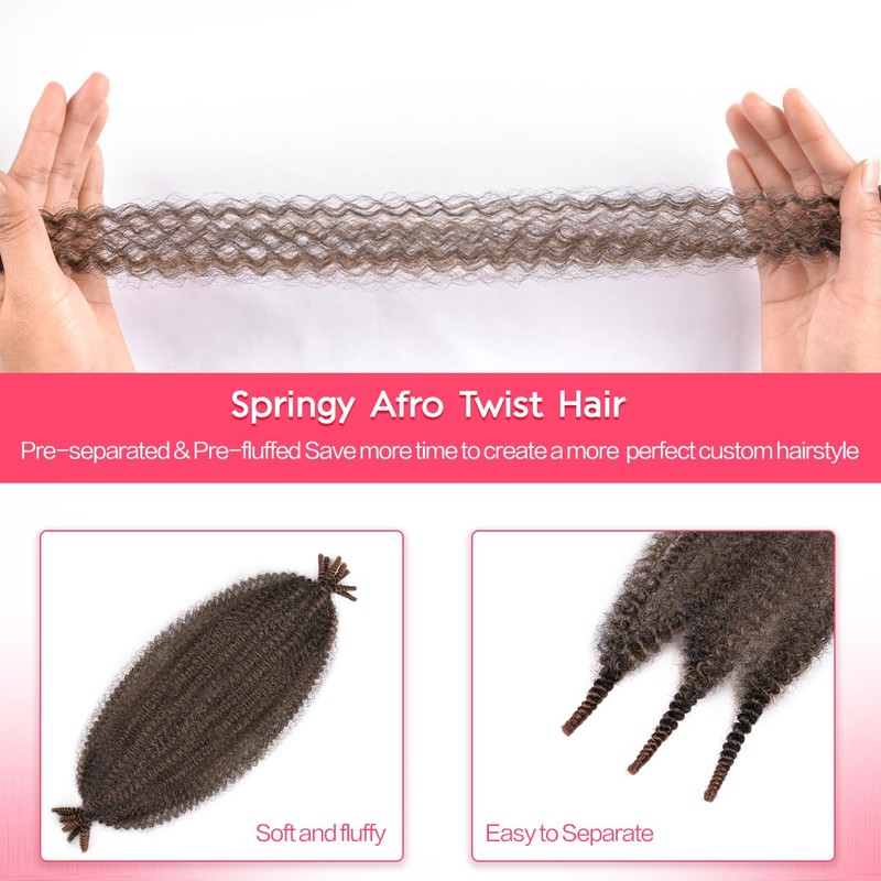 Synthetic Cuban Twist Hair Extensions for Women Braiding Hair8 Pack