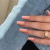 Matt Nude Press On Nails Medium Long Square KXAMELIE Pure