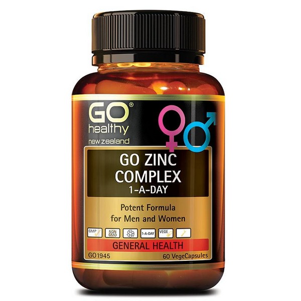 GO Healthy GO Zinc Complex 1-A-Day Capsules 60