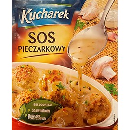 Kucharek Champignons sauce, Sos Pieczarkowy 28g bag (5 pack)