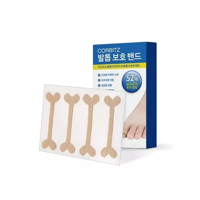 Covits 발톱보호밴드 코비츠 52매 발톱 테이프 Kobiz Toe Protection Band