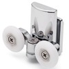 2 x L067 Bottom Shower Door Rollers/Wheels/Runners, 23mm Diameter, 5.8mm