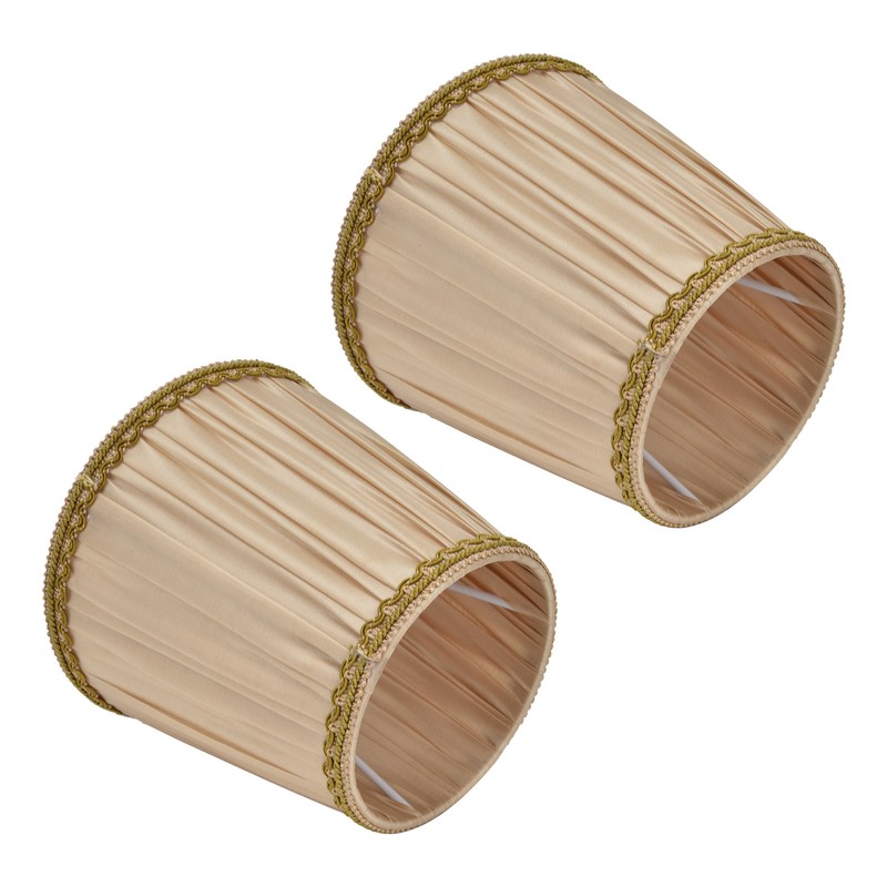 2PCS Fabric Lampshade Simple Lamp Shade for E14 Screw Candlestick