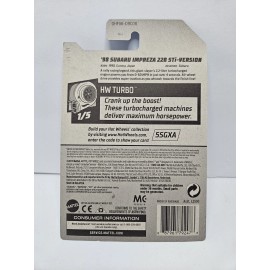 Hot Wheels 1998 Subaru Impreza 22B STi-Version #1/5  2020 HW Turbo/Malaysia