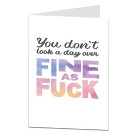 Birthday Card For Women Perfect For Wife Girlfriend Best Friend Funny Happy B'day Wishes