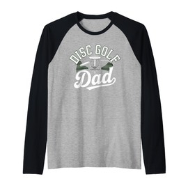 Disc Golf Dad T-Shirt Funny Outdoor Sports Gifts for Father Raglan Baseball Tee