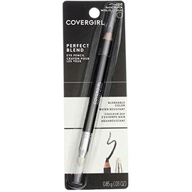 CoverGirl Perfect Blend Eye Pencil, Basic Black [100], 0.03 oz (Pack of 4)