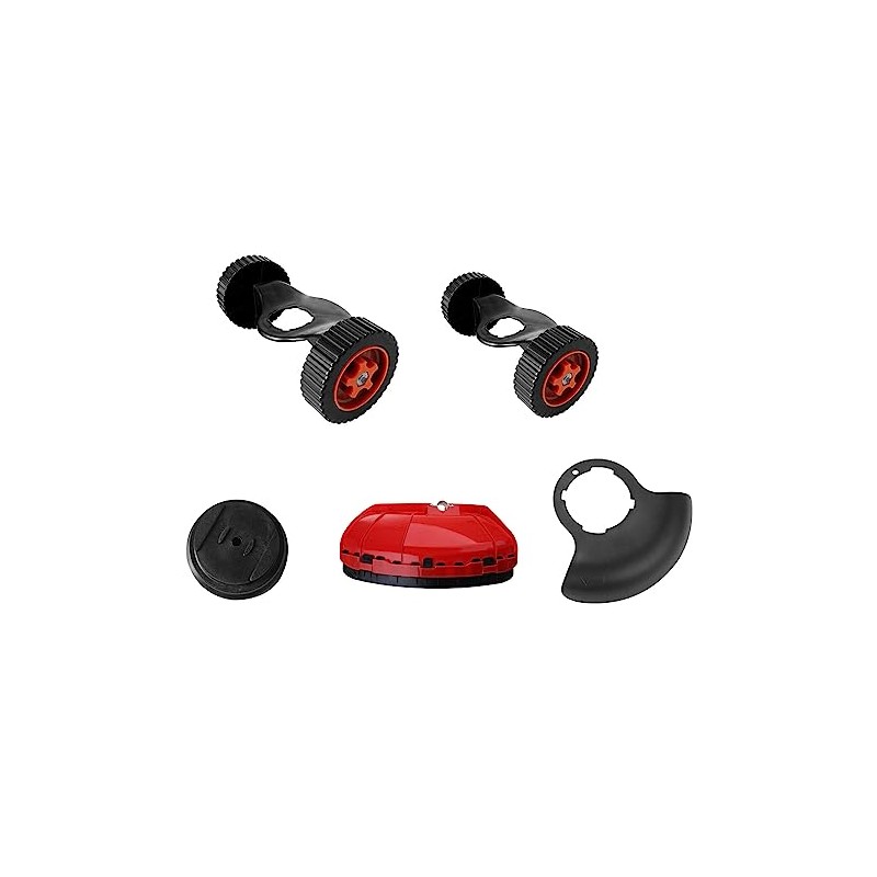 QIXIAMO Upgraded Grass Trimmer Wheels Cordless Mower Wheels Replacement Parts