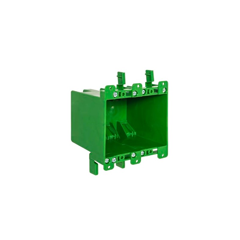 OneBoxForAll Old Work BaseBox – Expandable Double Gang PVC Electrical