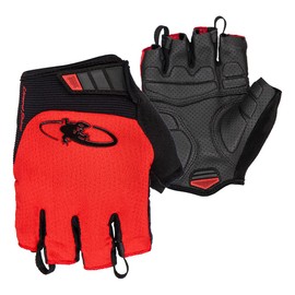 Lizard Skins Unisex's Aramus Cadence - Crimson Red - Medium Cycling Gloves