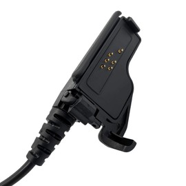 HELETUL Shoulder Speaker Waterproof Mic Walkie Talkie Hand Lapel Mic Radio Microphone Loud Mic with 3.5mm for Motorola nmn62050a xts 5000 5000r 5000dr 1500 2000 3000 2500 2500i ht1000 (Tan)